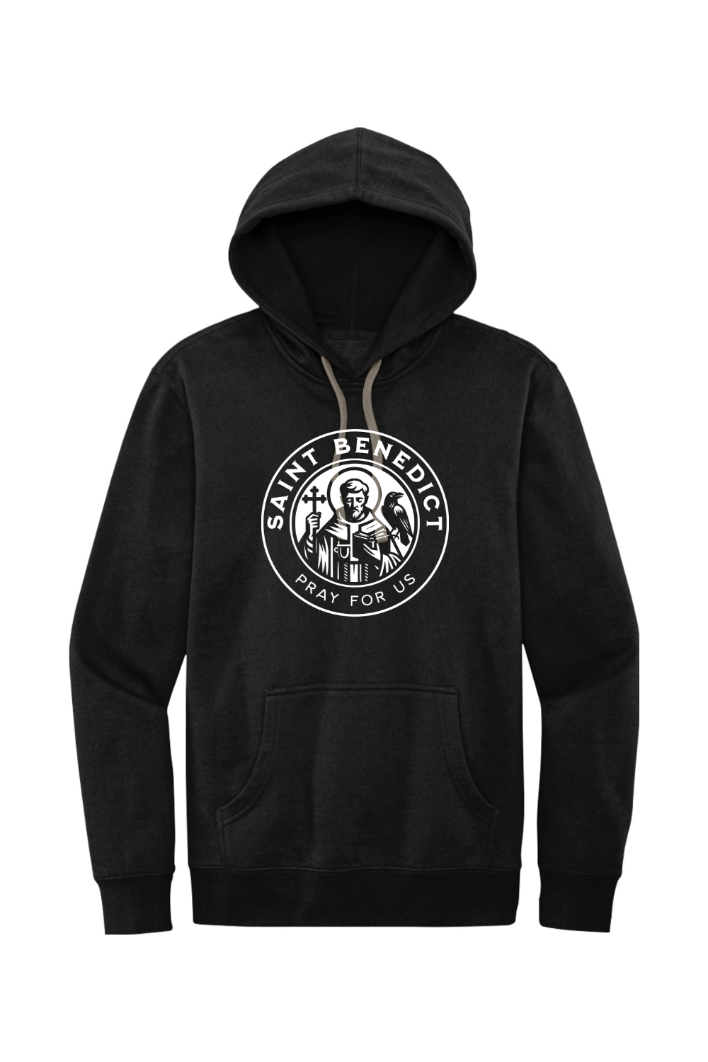 St. Benedict - Pray for Us - Fleece Hoodie