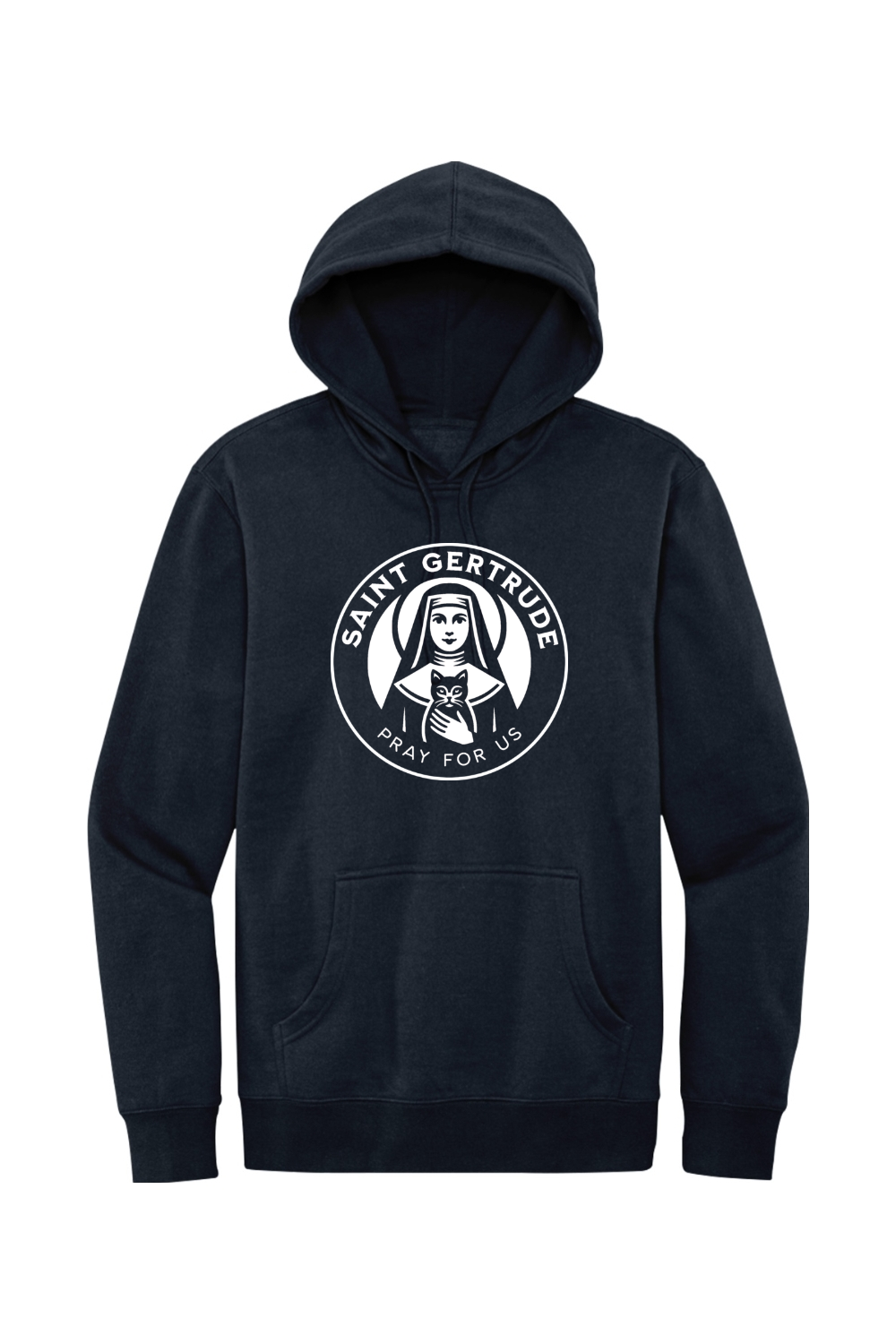St. Gertrude - Pray for Us - Fleece Hoodie