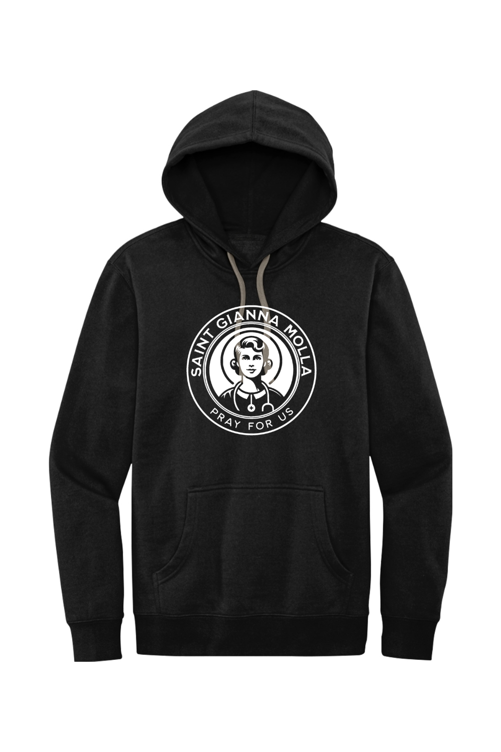 St. Gianna Molla (Pray for Us) - T-Shirt - Fleece Hoodie