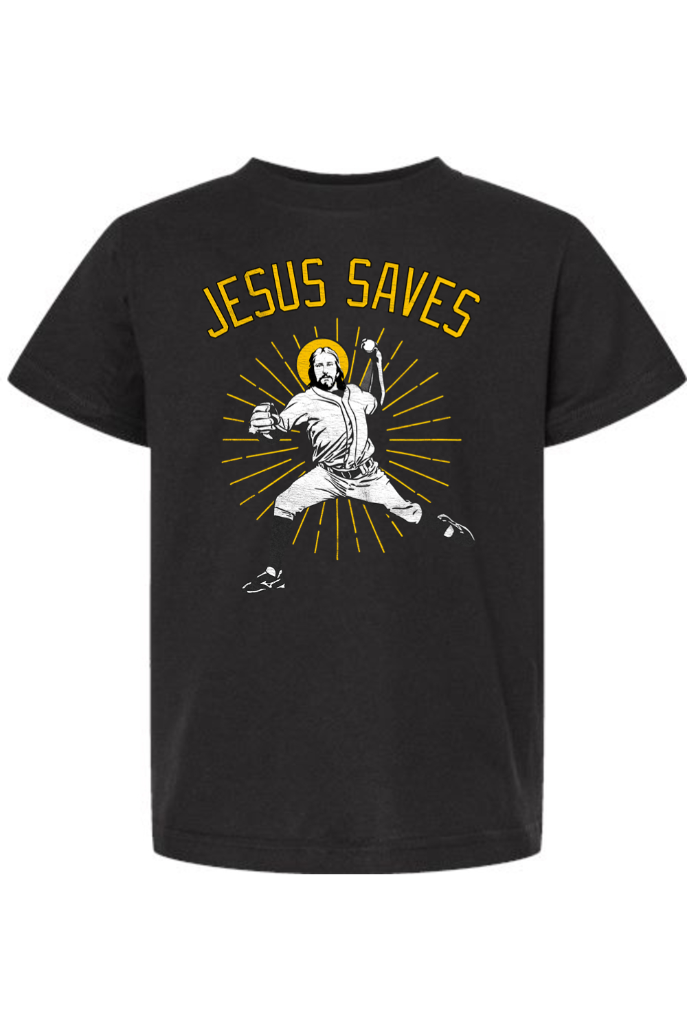 Jesus Saves (Baseball) - Kids T-Shirt