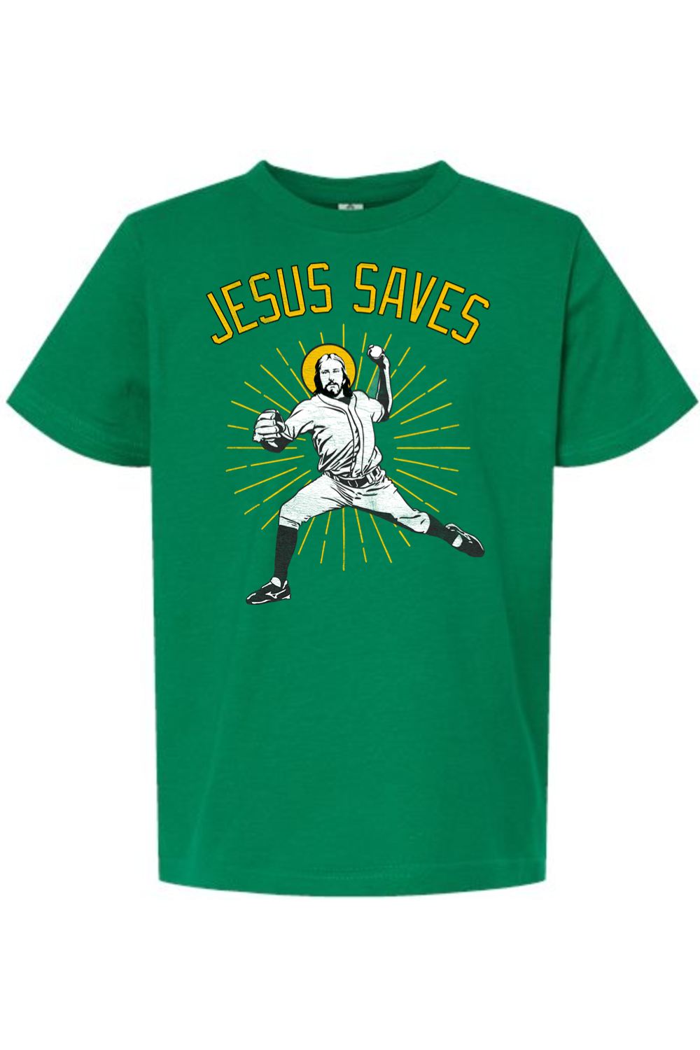 Jesus Saves (Baseball) - Kids T-Shirt