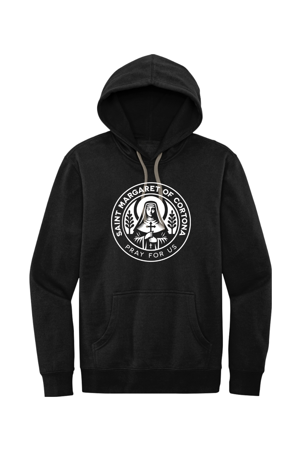 St. Margaret of Cortona - Pray for Us - Fleece Hoodie