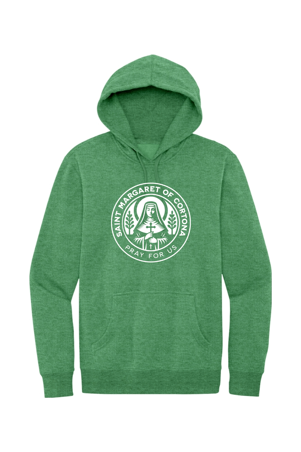 St. Margaret of Cortona - Pray for Us - Fleece Hoodie