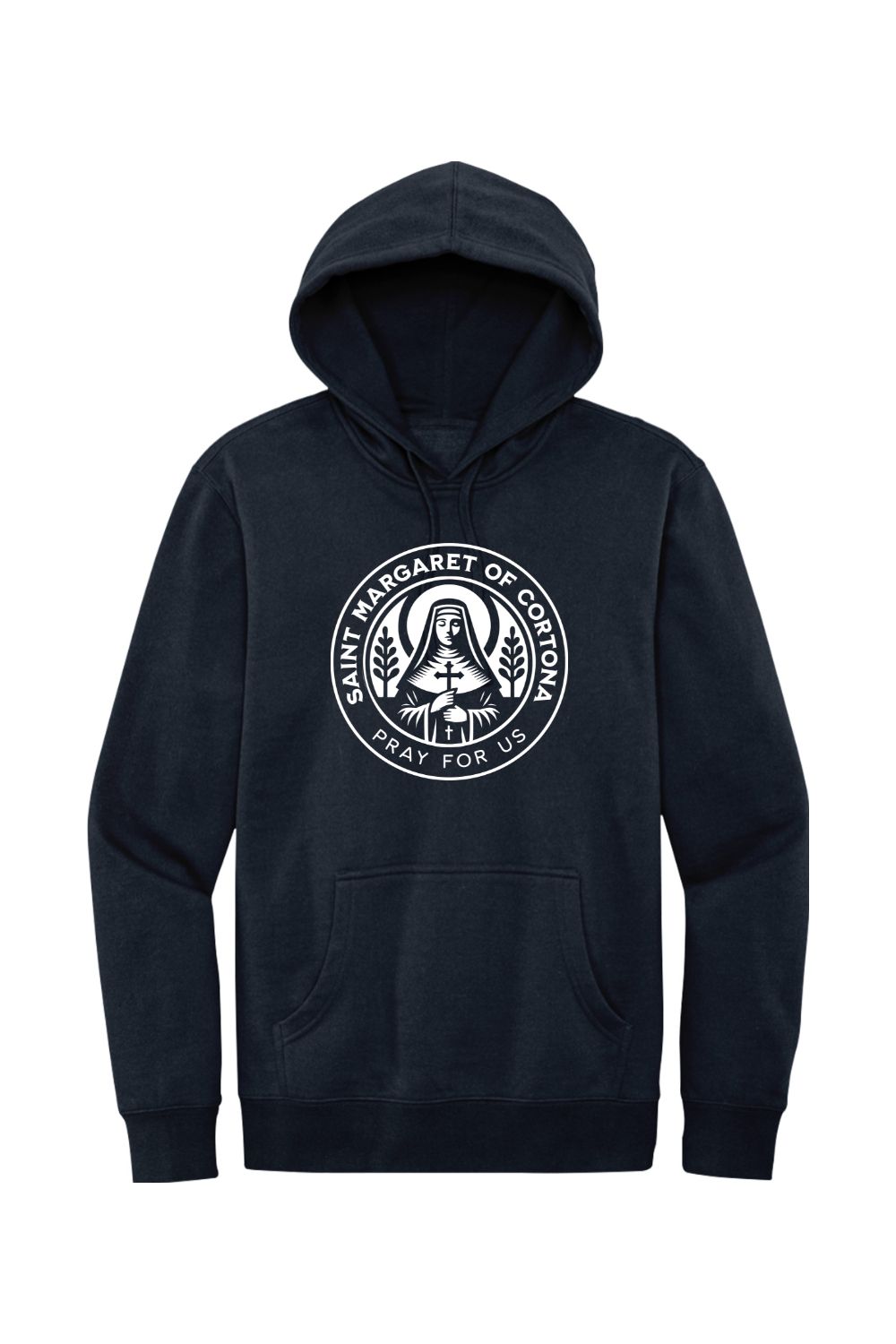 St. Margaret of Cortona - Pray for Us - Fleece Hoodie