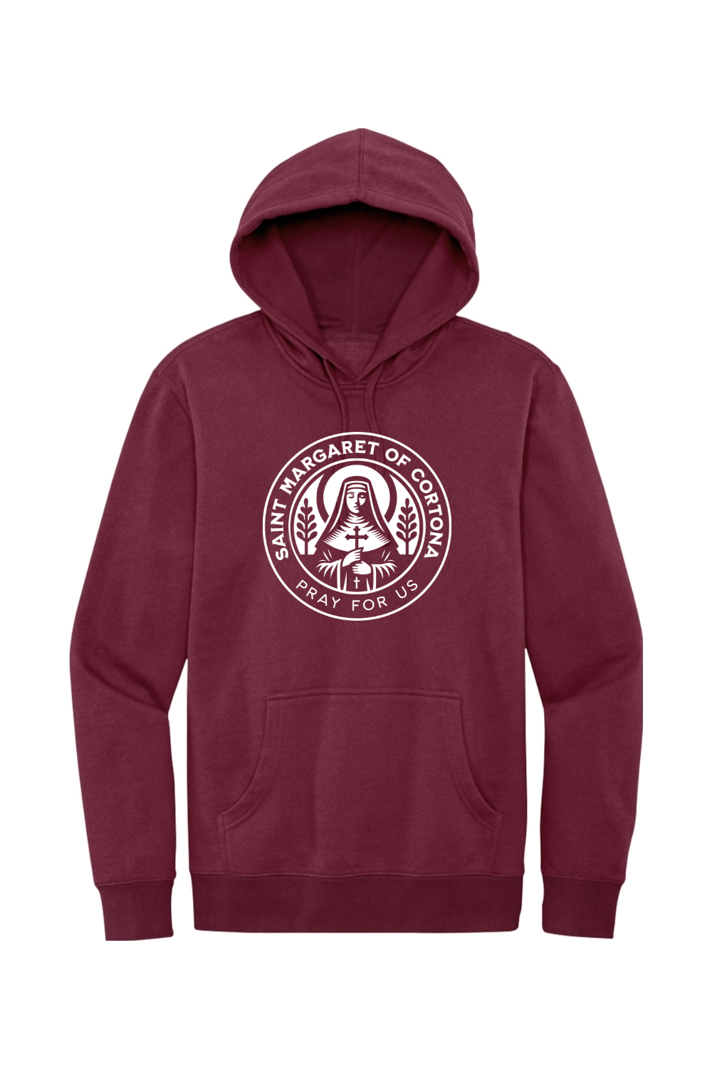 St. Margaret of Cortona - Pray for Us - Fleece Hoodie