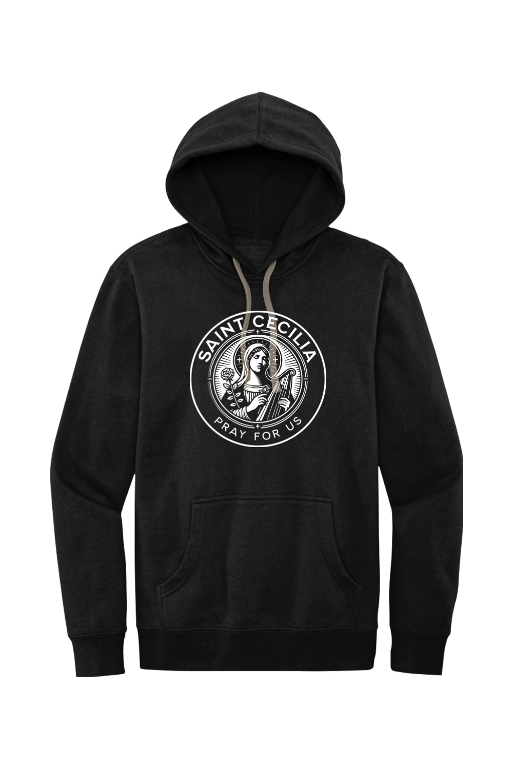 St. Cecilia - Pray For Us - Fleece Hoodie
