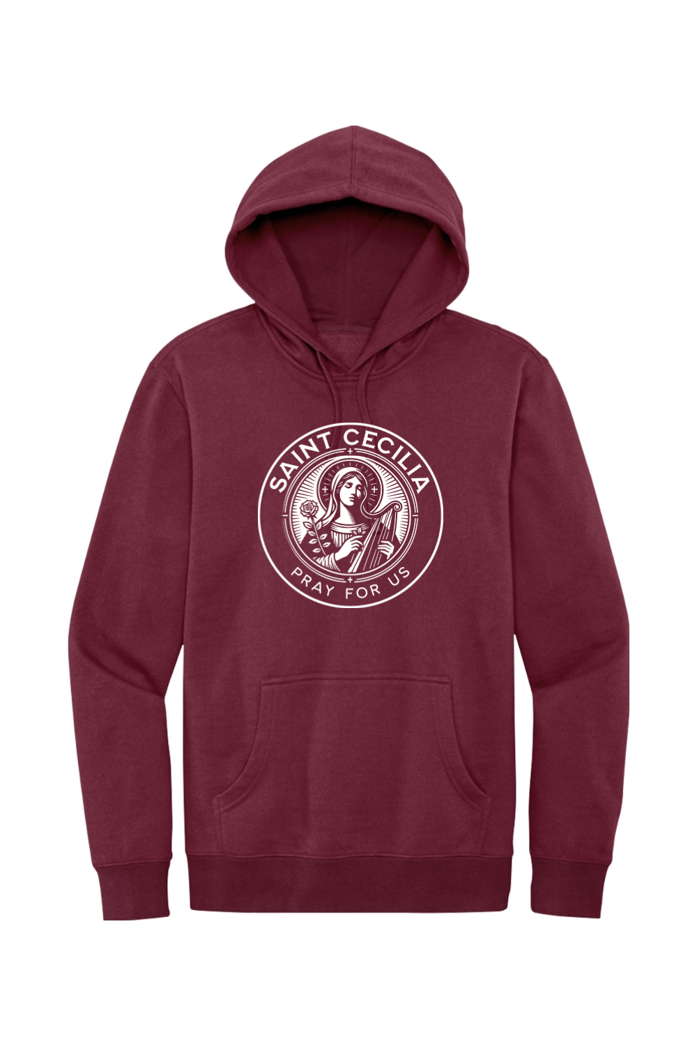 St. Cecilia - Pray For Us - Fleece Hoodie