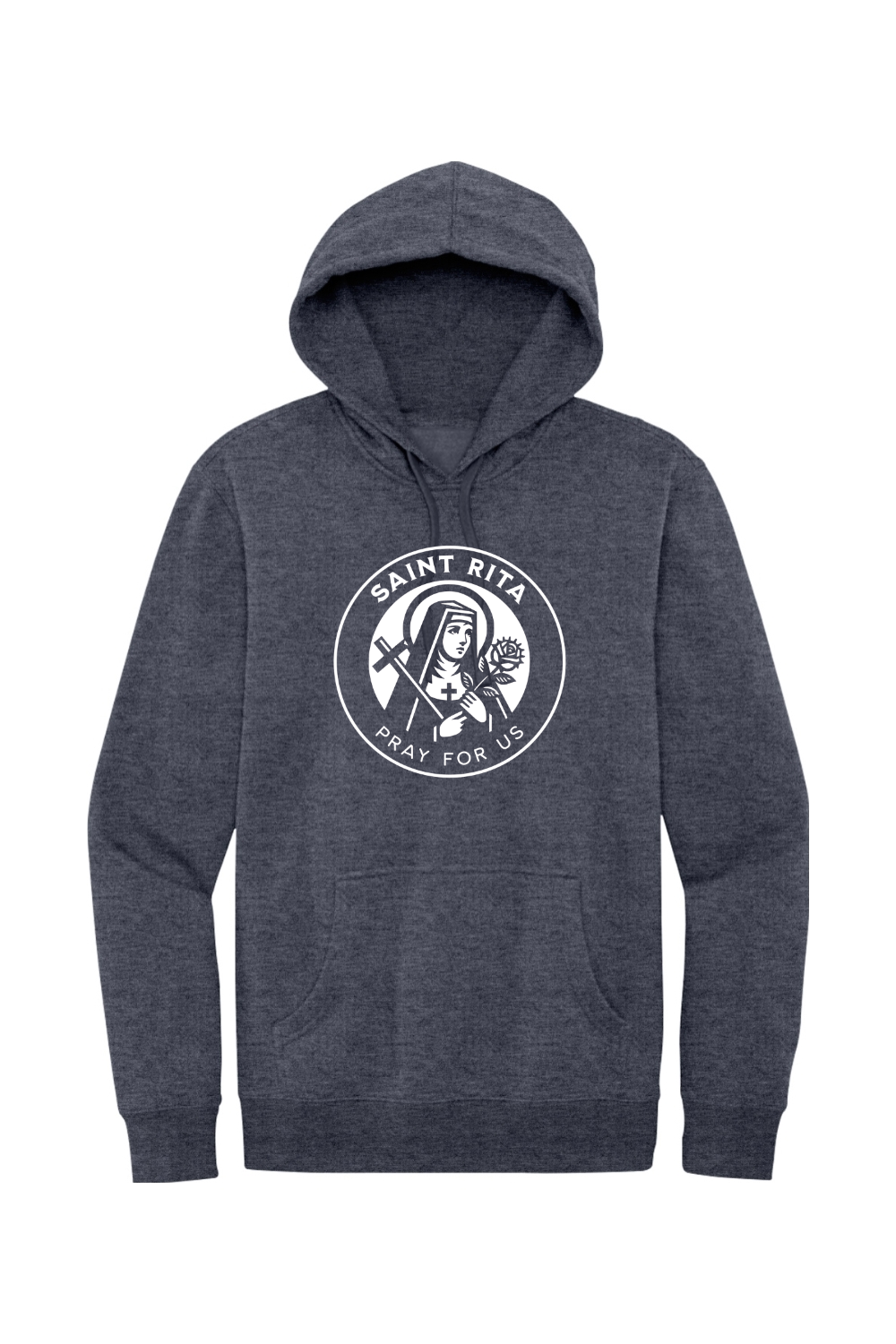St. Rita - Pray for Us - Fleece Hoodie