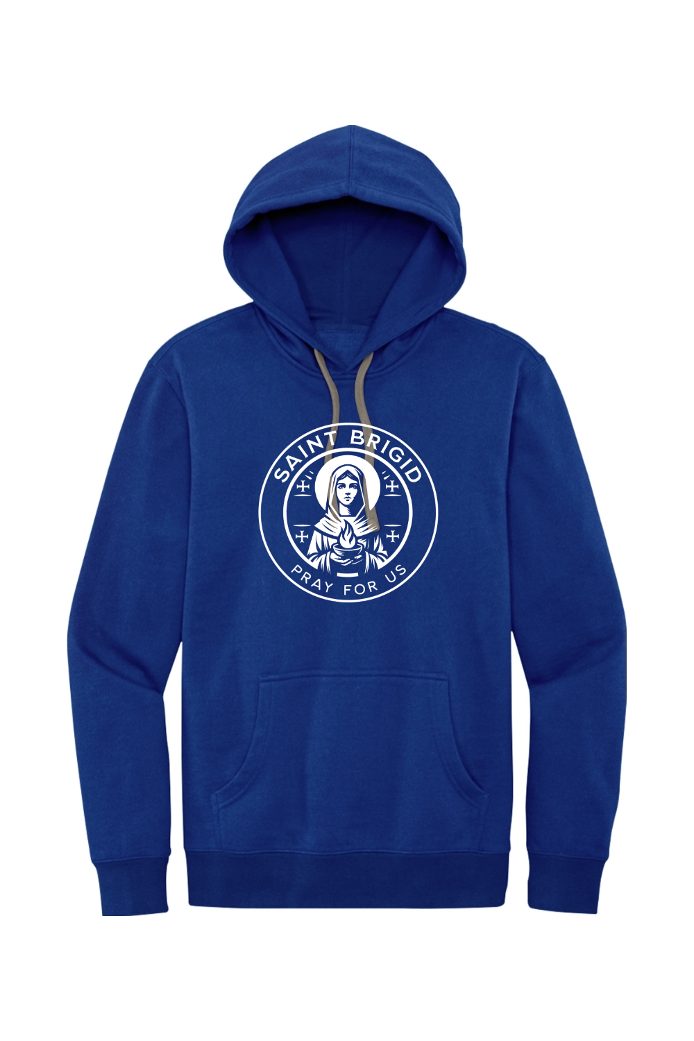 St. Brigid of Kildare - Pray for Us - Fleece Hoodie