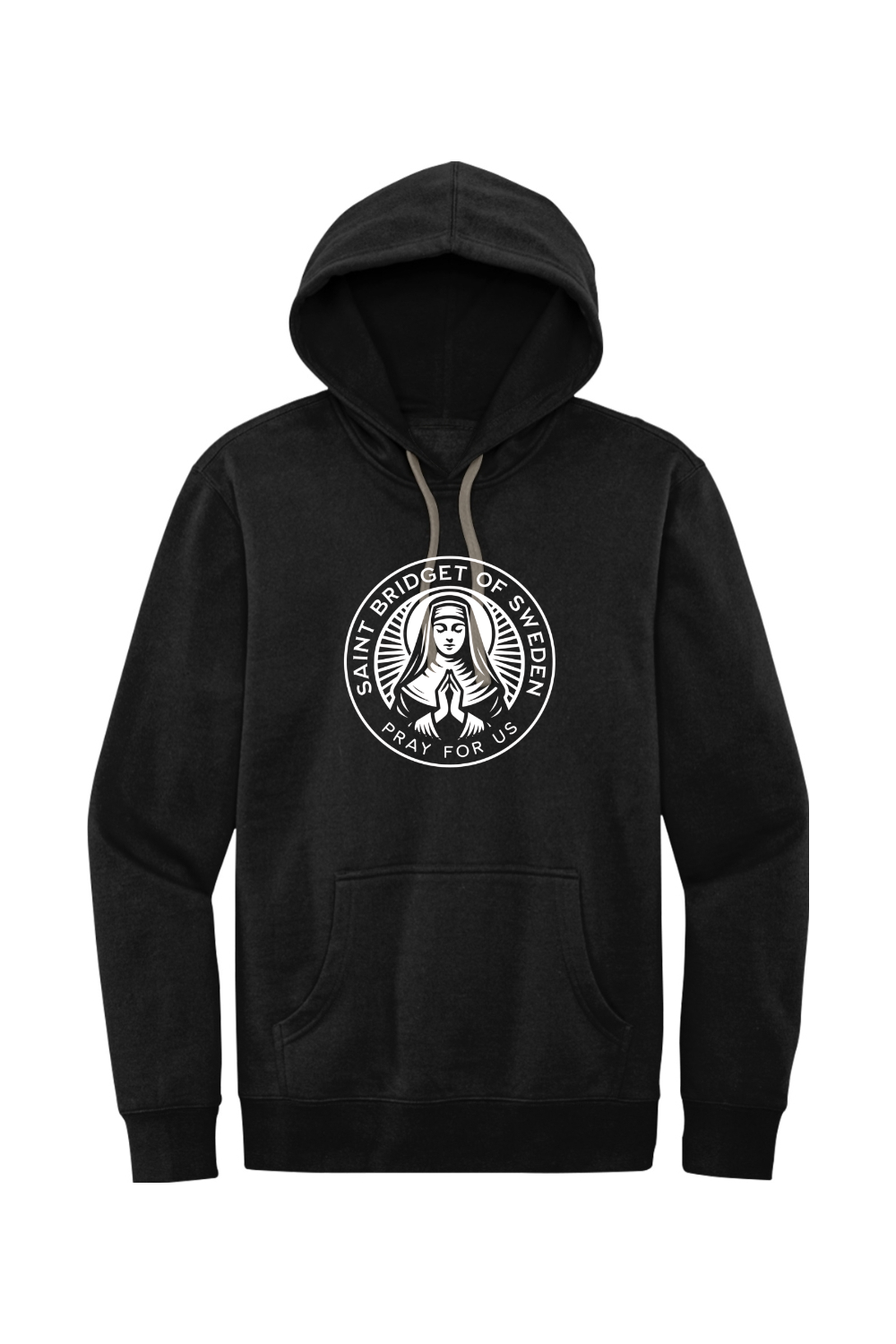 St. Bridget of Sweden - Pray for Us - Fleece Hoodie
