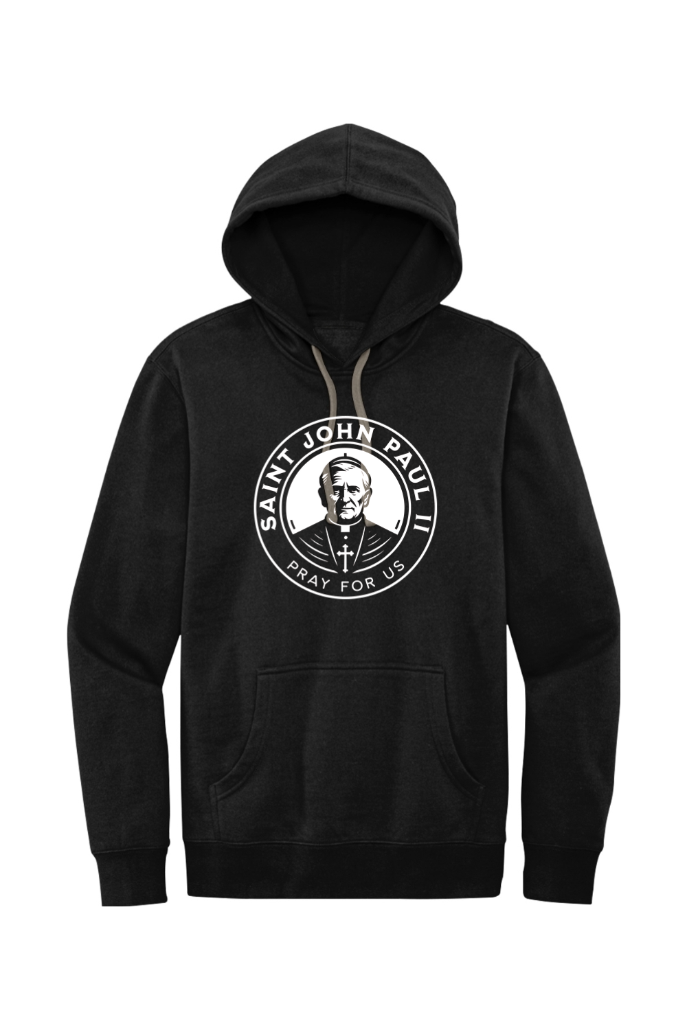 Saint John Paul II - Pray for Us - Fleece Hoodie