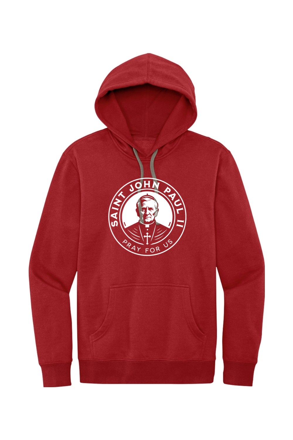 Saint John Paul II - Pray for Us - Fleece Hoodie