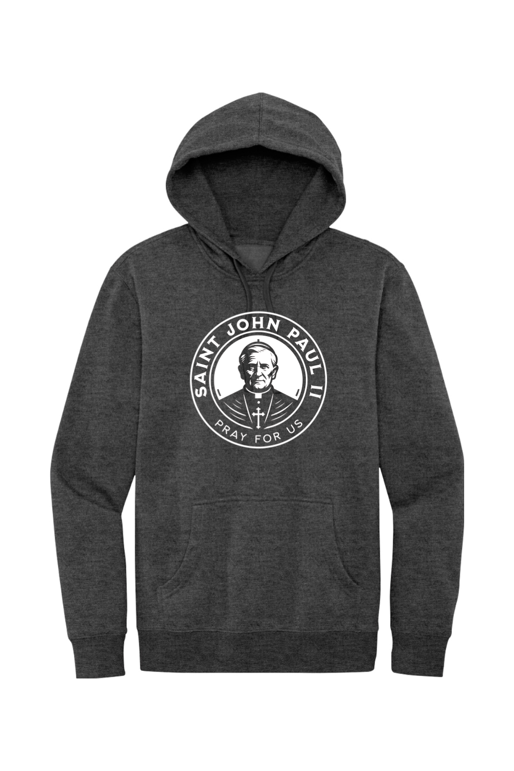 Saint John Paul II - Pray for Us - Fleece Hoodie