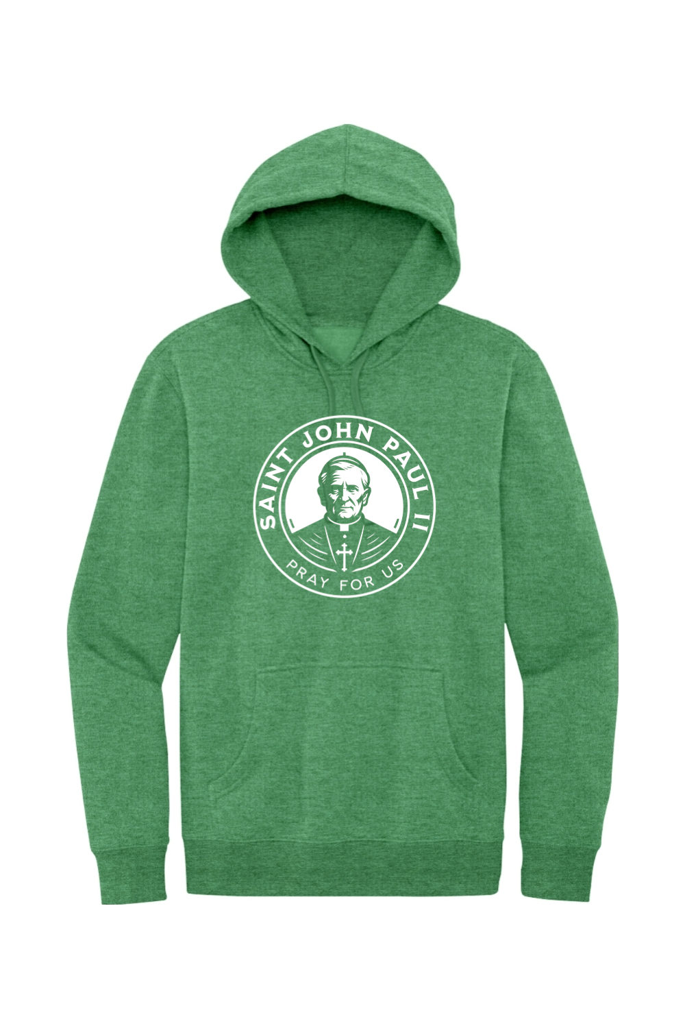 Saint John Paul II - Pray for Us - Fleece Hoodie