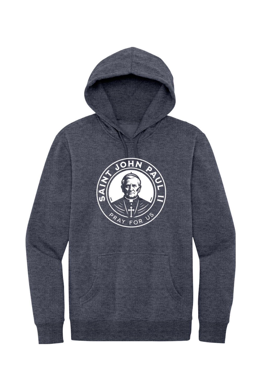 Saint John Paul II - Pray for Us - Fleece Hoodie