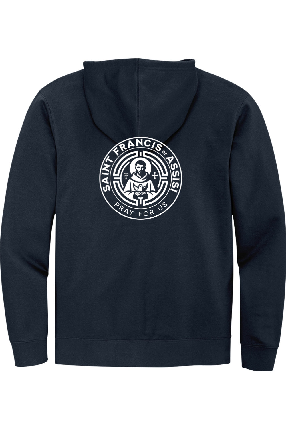 Saint Mother Cabrini/St. Francis of Assisi - Fleece Full-Zip Hoodie