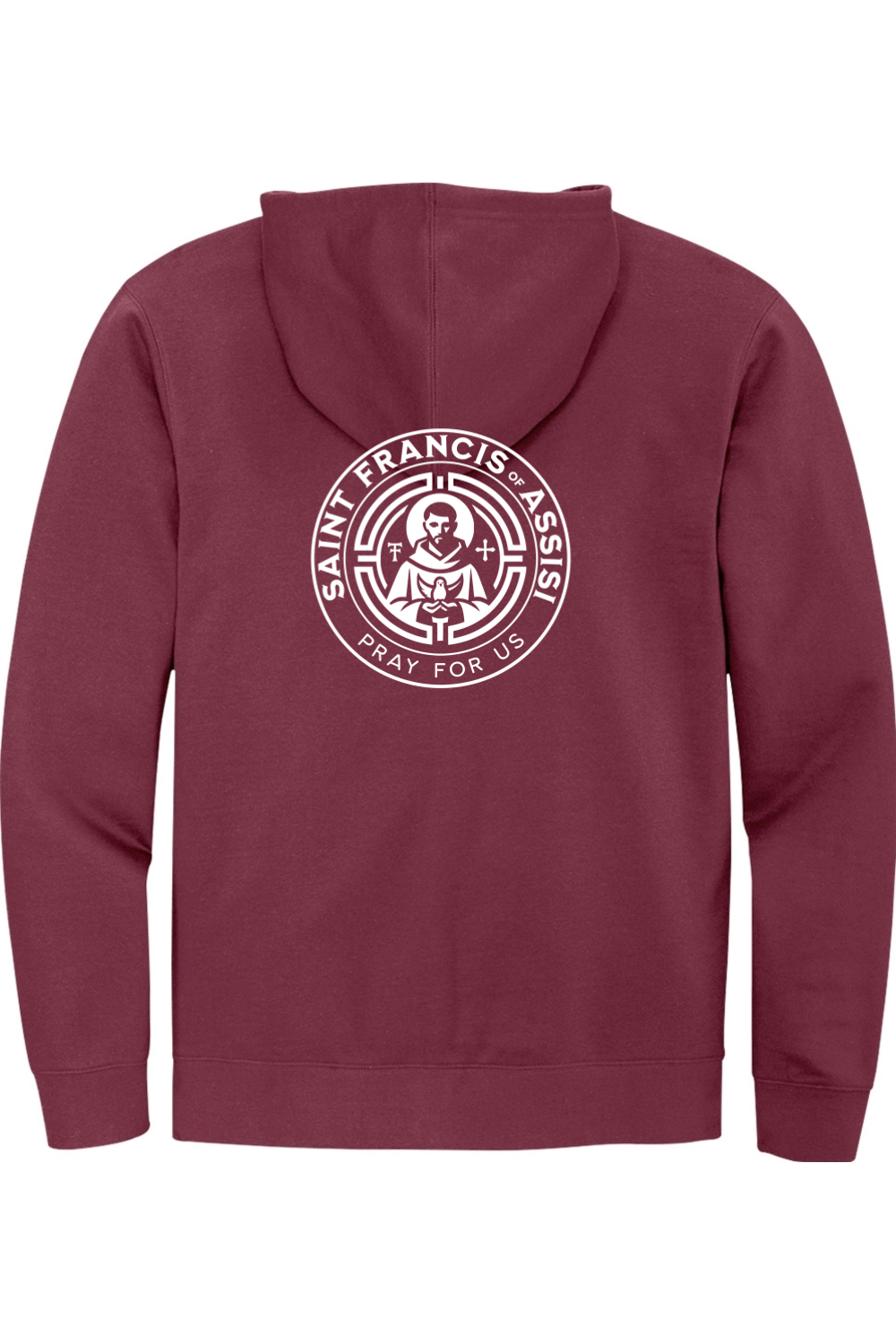 Saint Mother Cabrini/St. Francis of Assisi - Fleece Full-Zip Hoodie