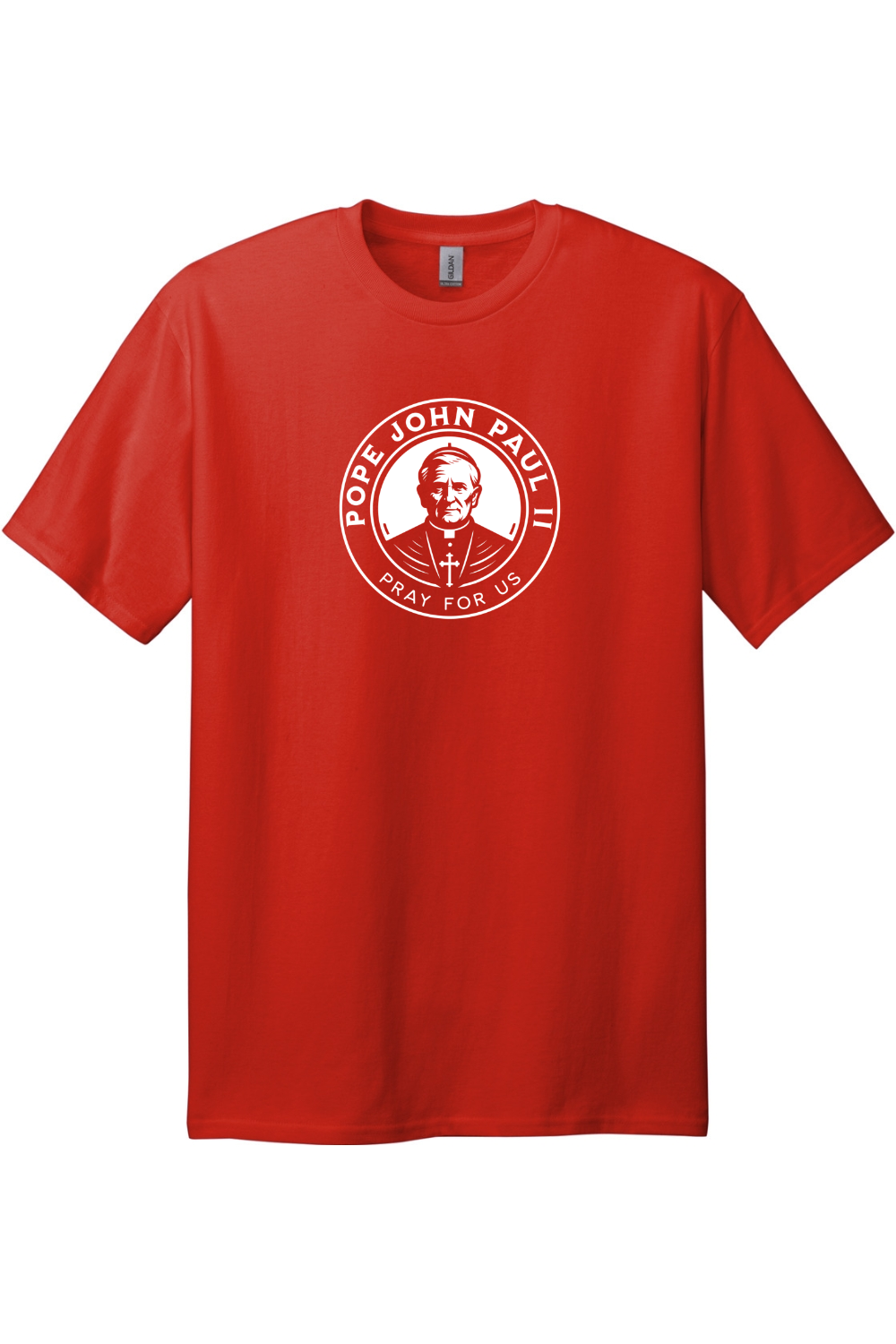 Pope John Paul II - Pray For Use - Tall Size Tee