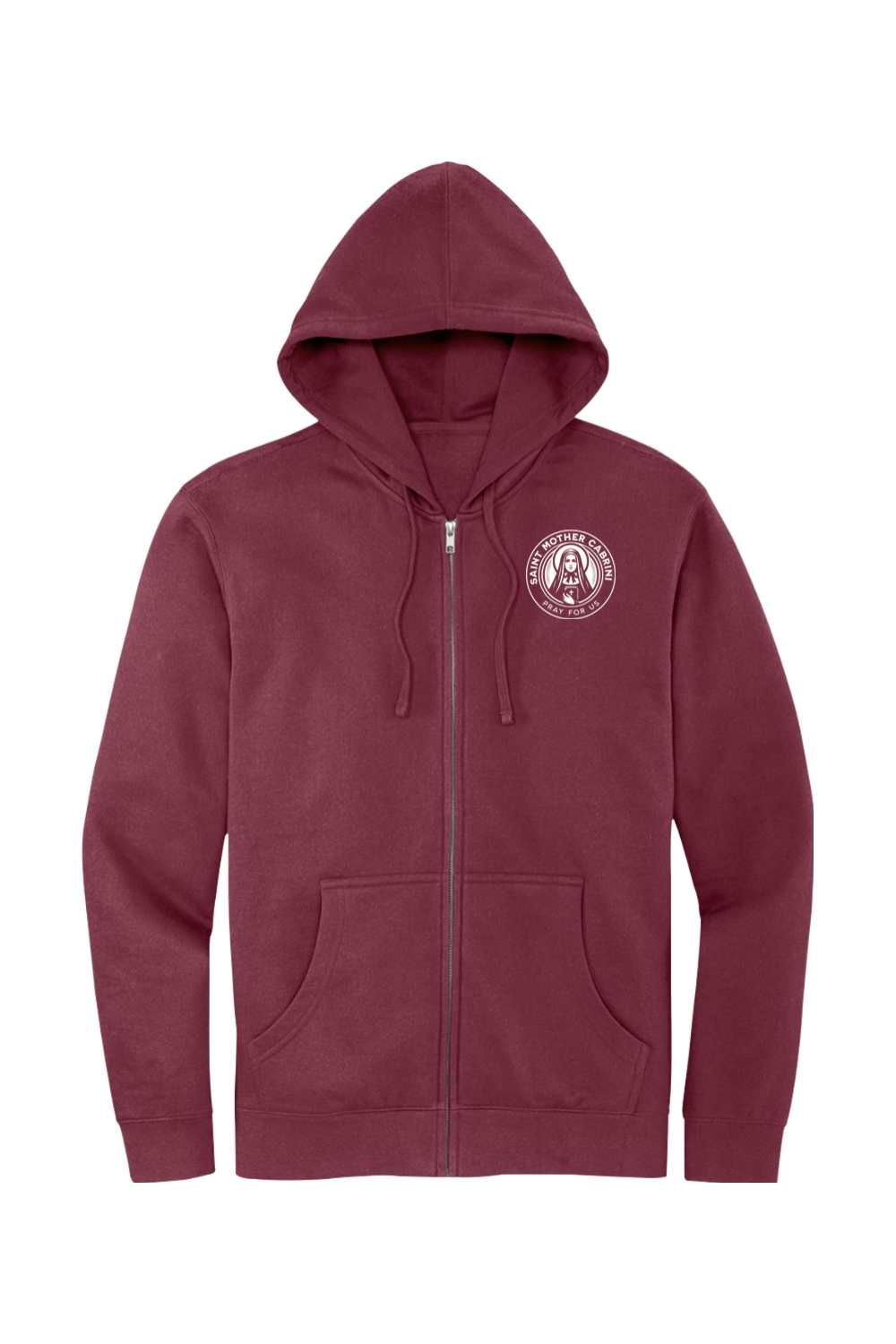 Saint Mother Cabrini/St. Francis of Assisi - Fleece Full-Zip Hoodie