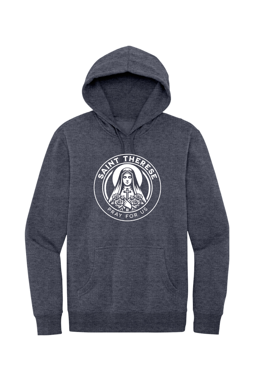 St. Therese - Pray for Us - Fleece Hoodie