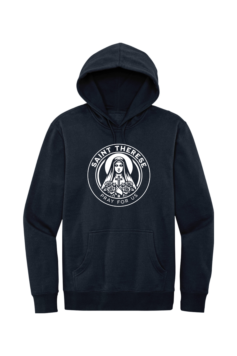 St. Therese - Pray for Us - Fleece Hoodie