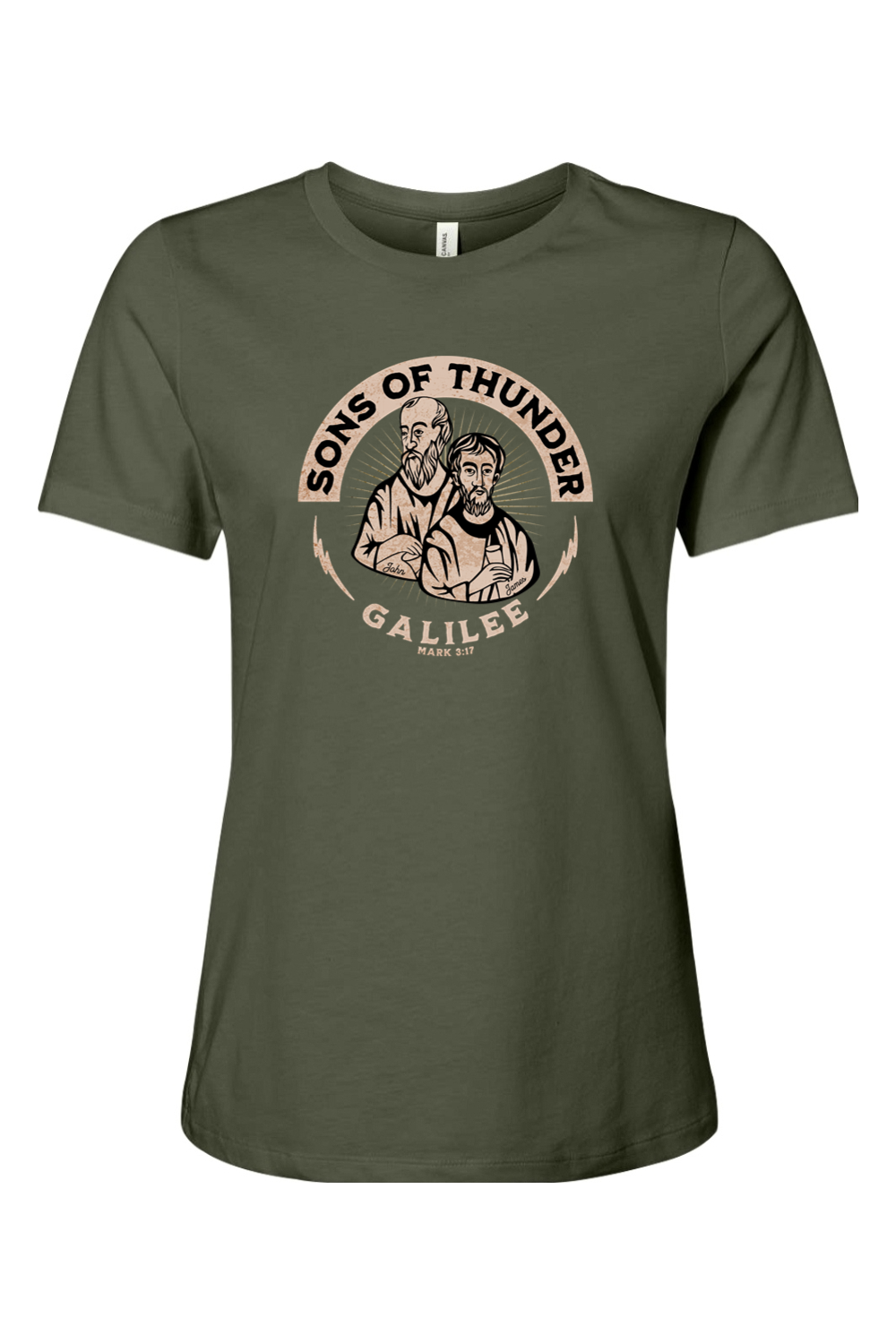 Sons of Thunder - Apostles James and John - Ladies Tee