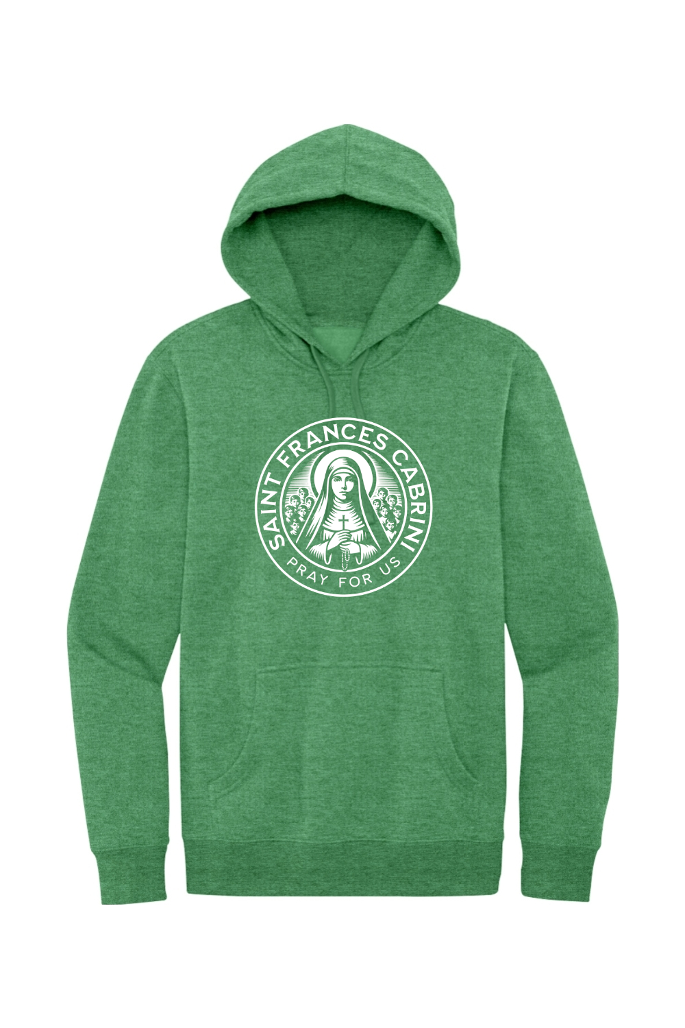 St. Frances Cabrini - Pray for Us - Fleece Hoodie