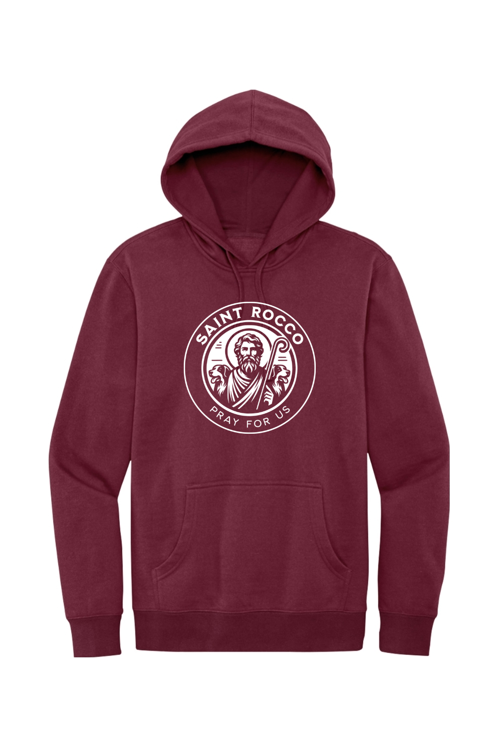 St. Rocco - Pray for Us - Fleece Hoodie