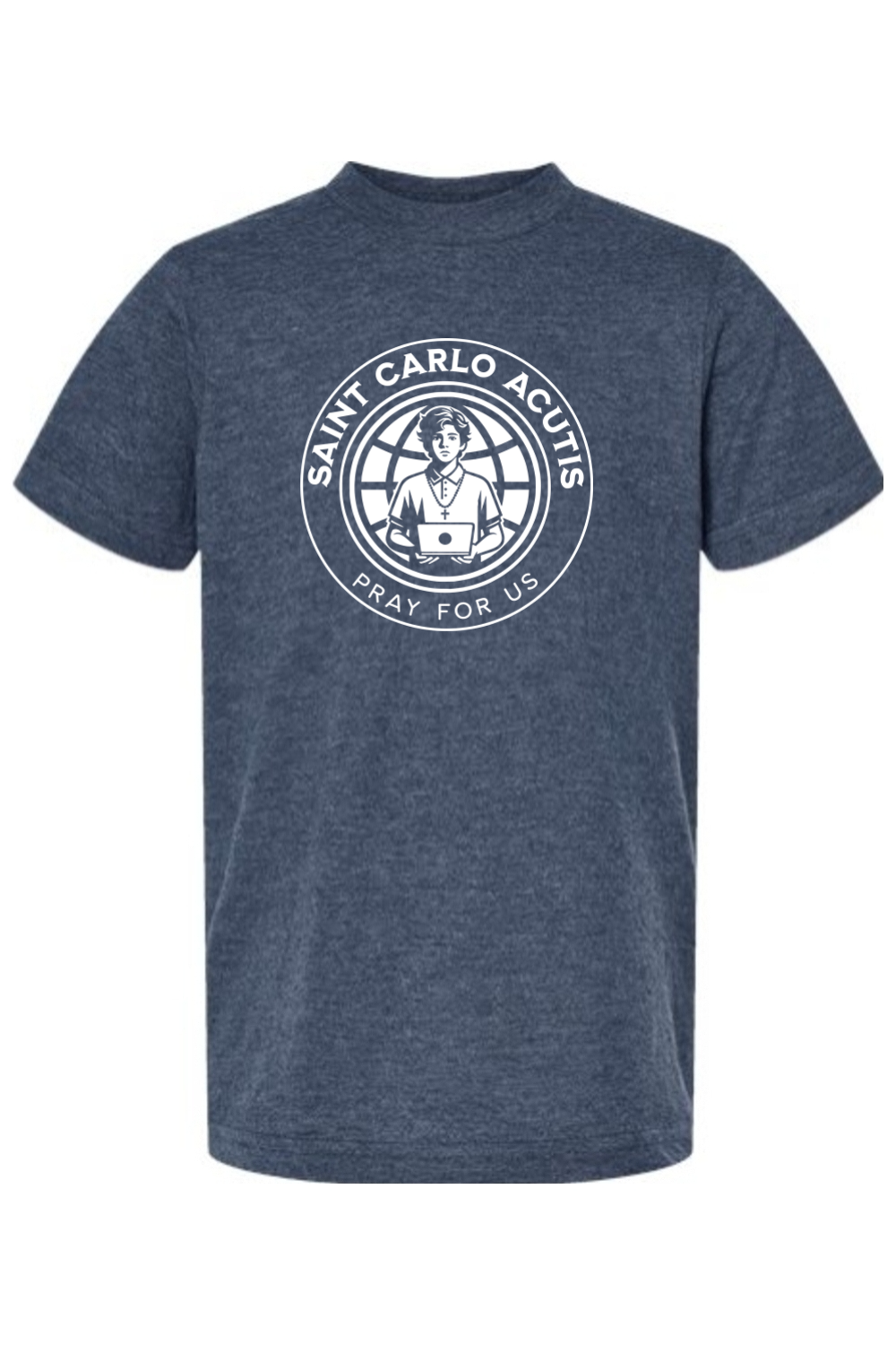 Saint Carlo Acutis (Pray for Us) - Kids Tee
