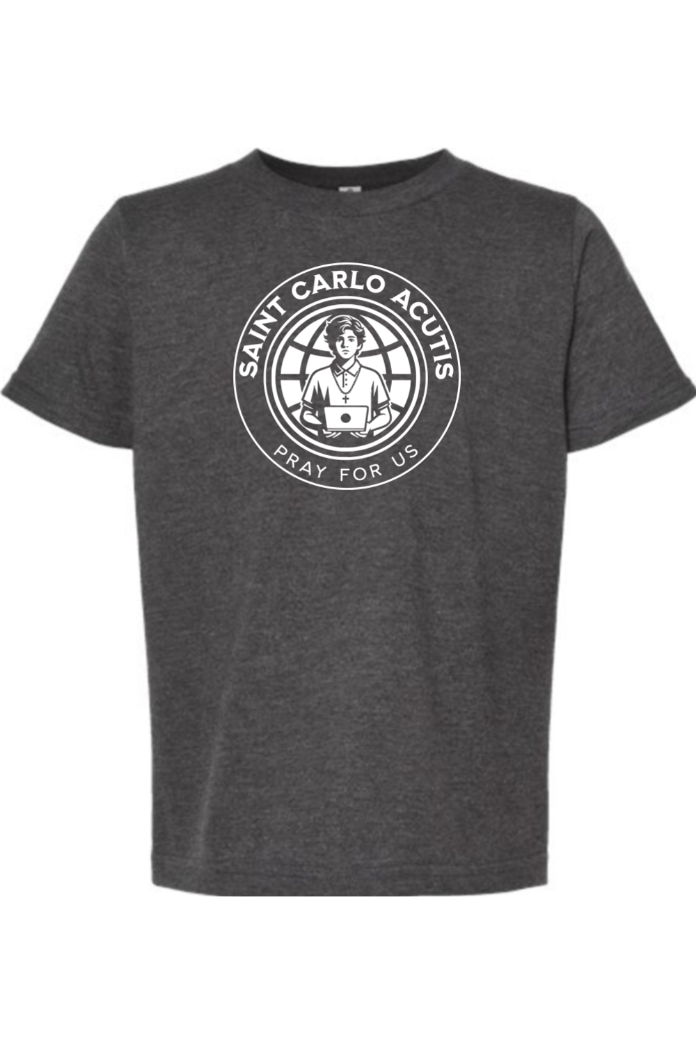 Saint Carlo Acutis (Pray for Us) - Kids Tee