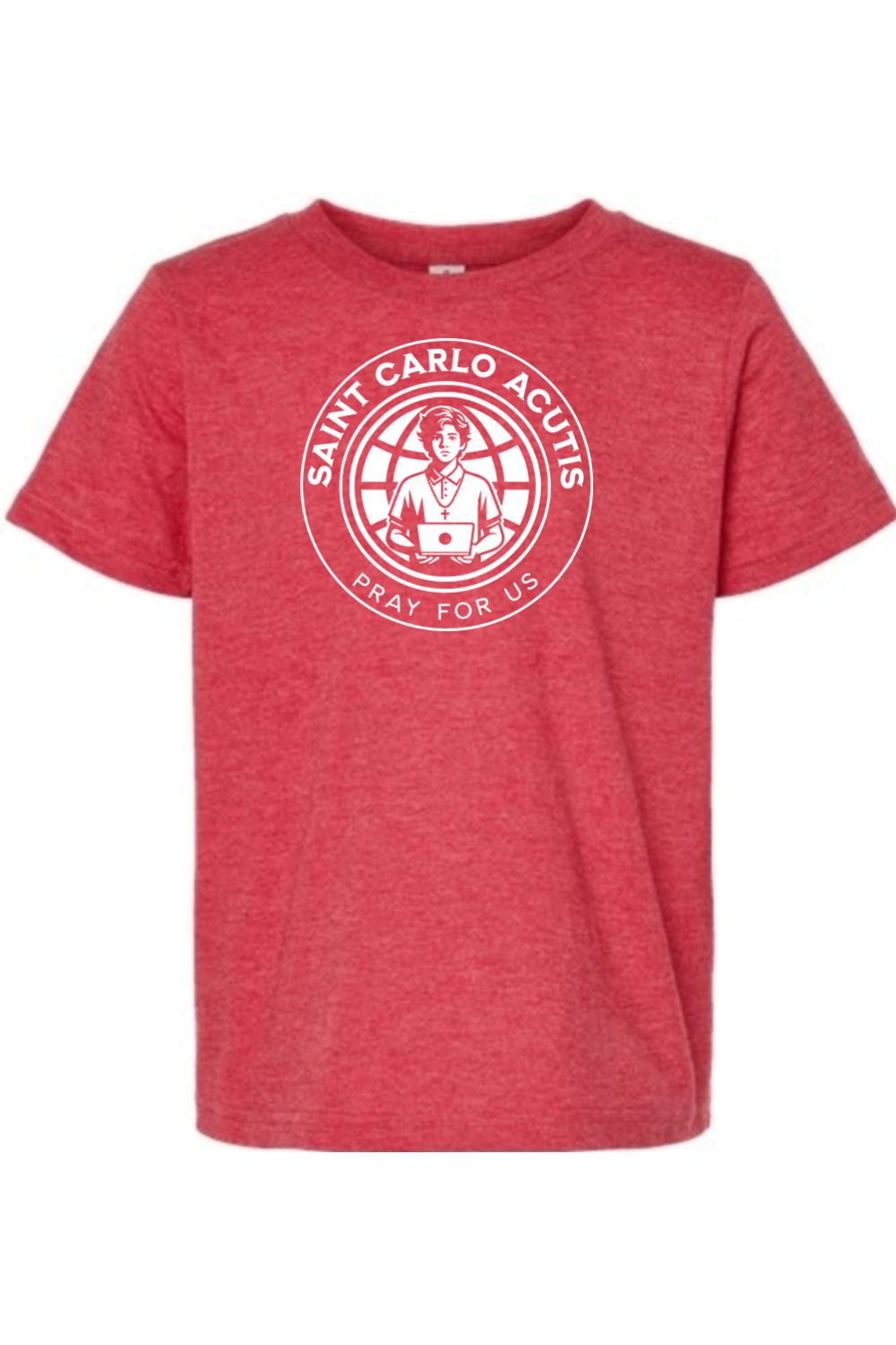 Saint Carlo Acutis (Pray for Us) - Kids Tee