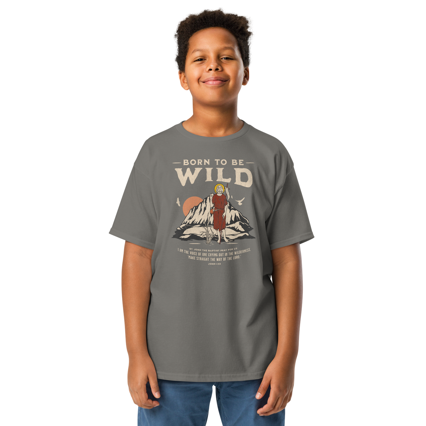 Born to Be Wild (John the Baptist) - Kids Tee