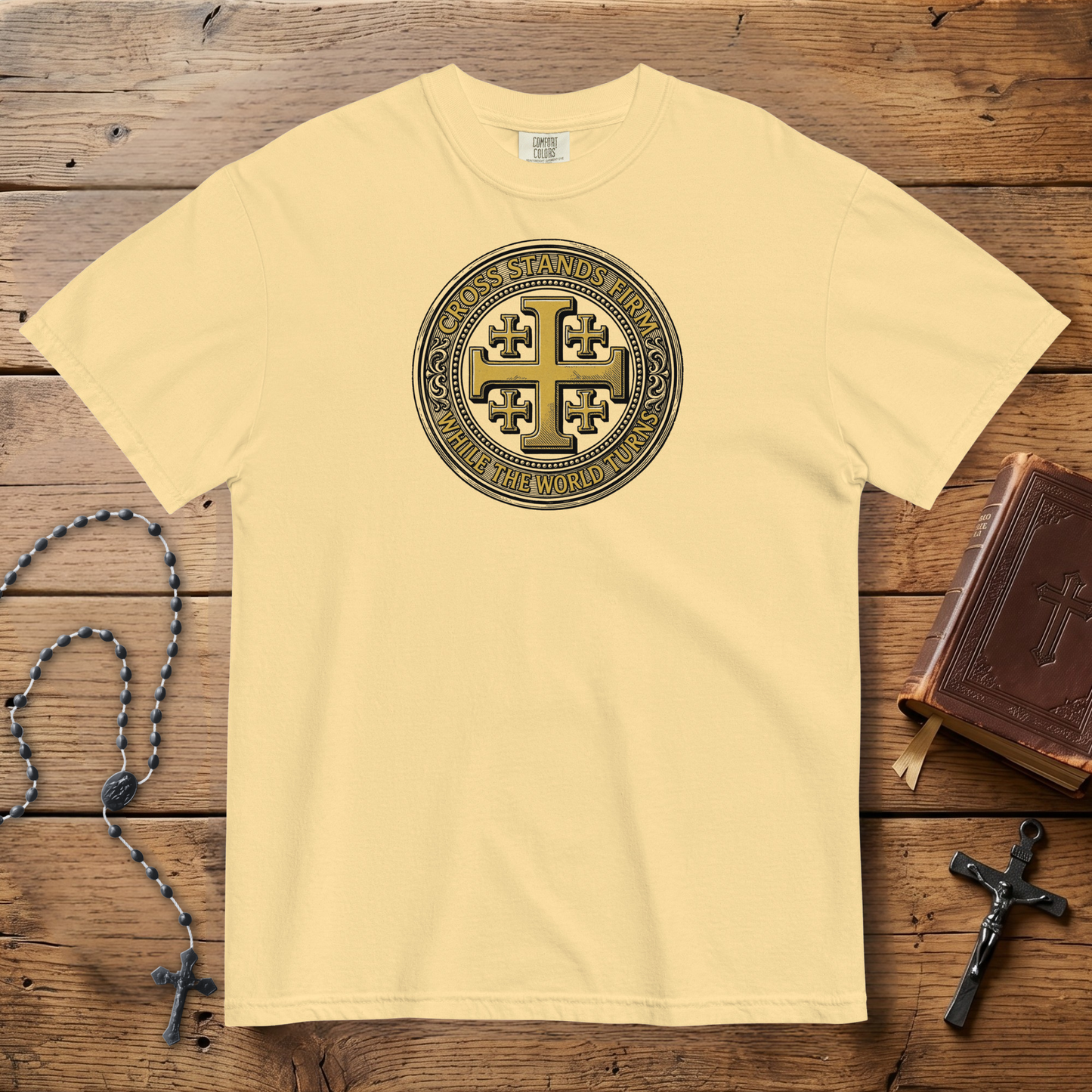 Jerusalem Cross | Comfort Colors Tee