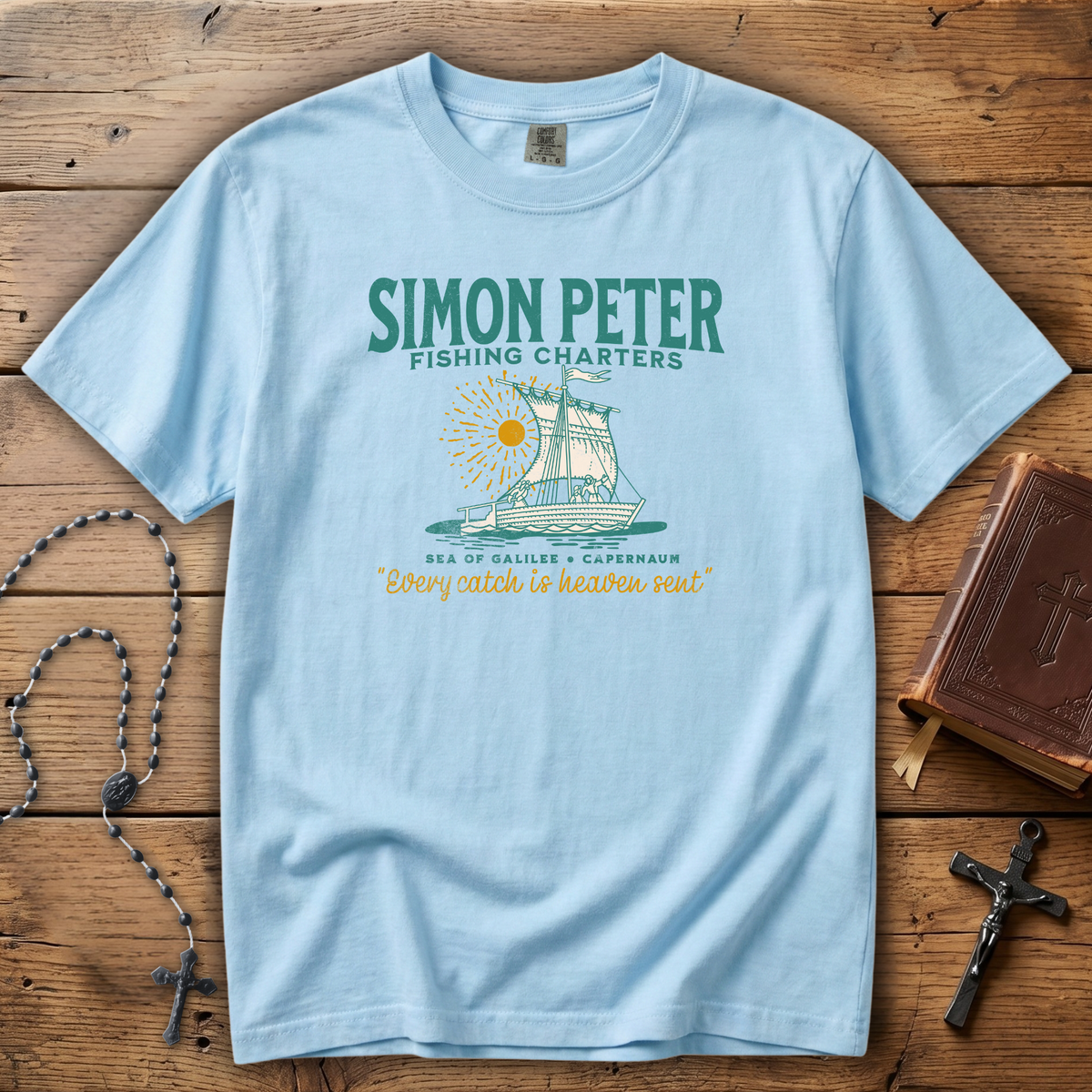 Simon Peter Fishing Charters | Comfort Colors Tee