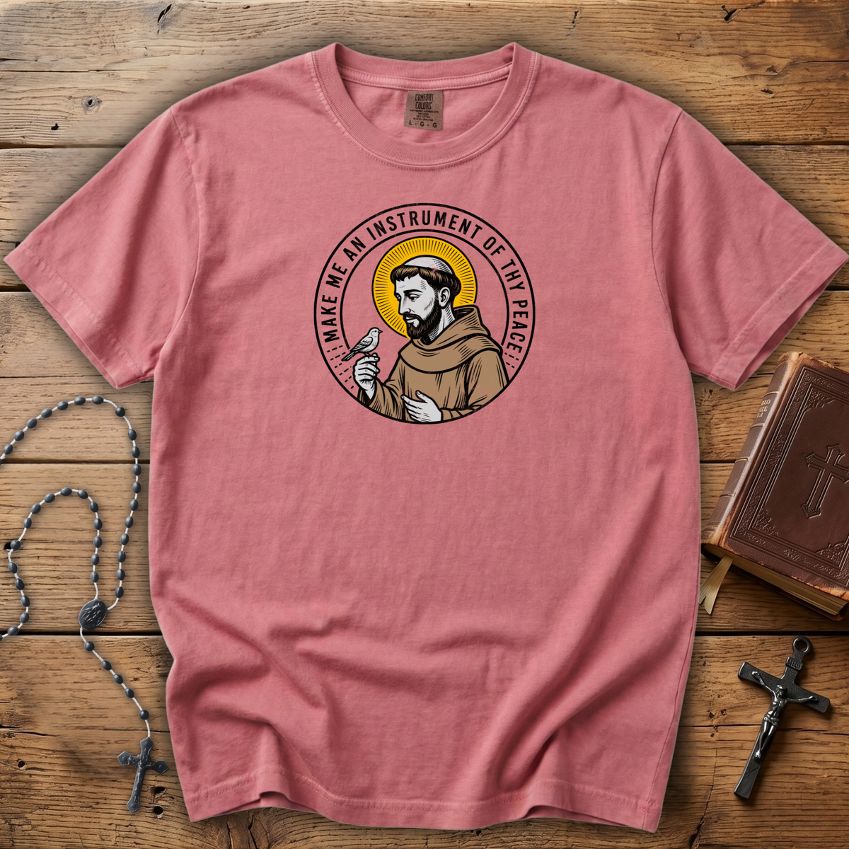Make Me An Instrument Of Thy Peace | Comfort Colors Tee