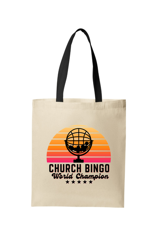 Church Bingo World Champion - Cotton Tote