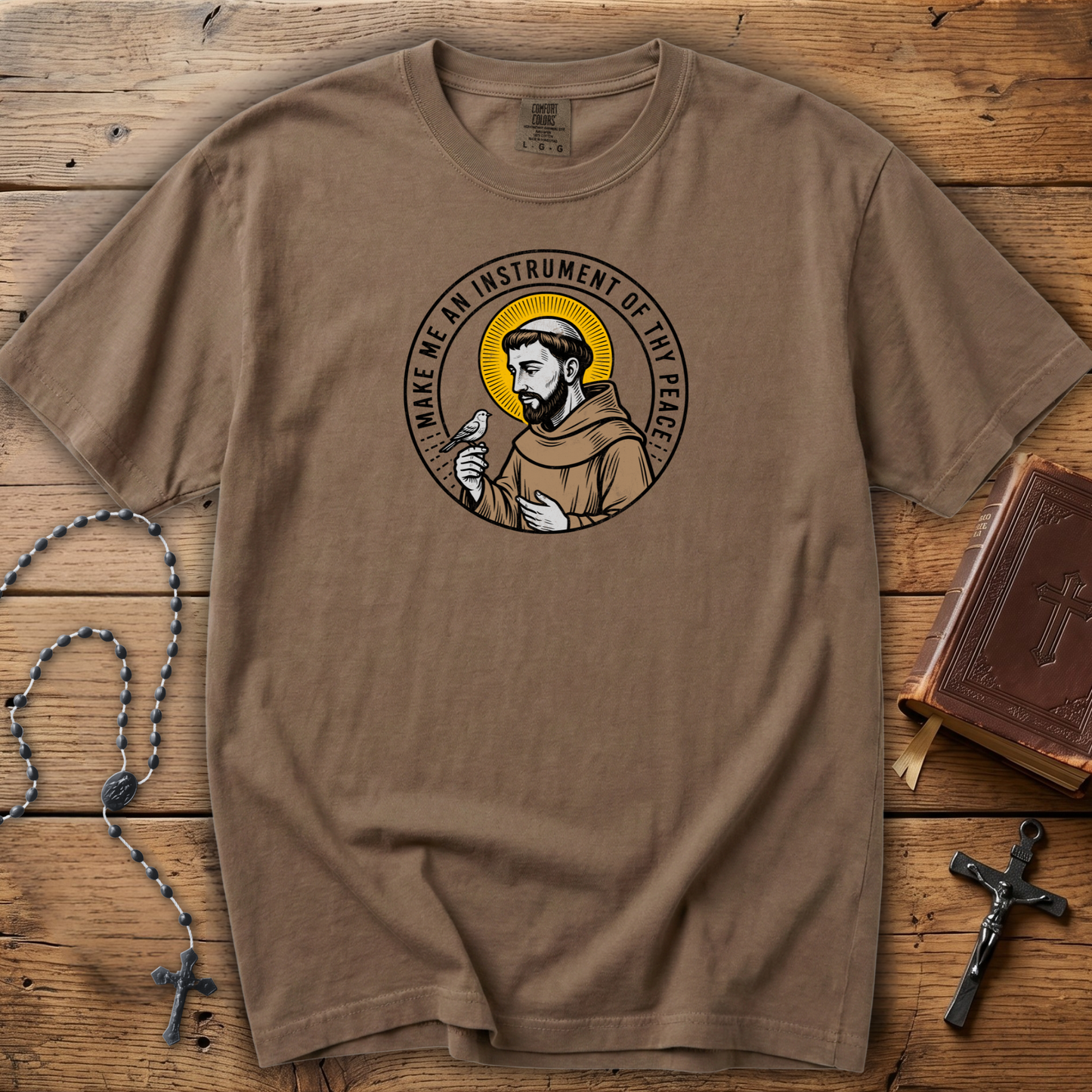 Make Me An Instrument Of Thy Peace | Comfort Colors Tee