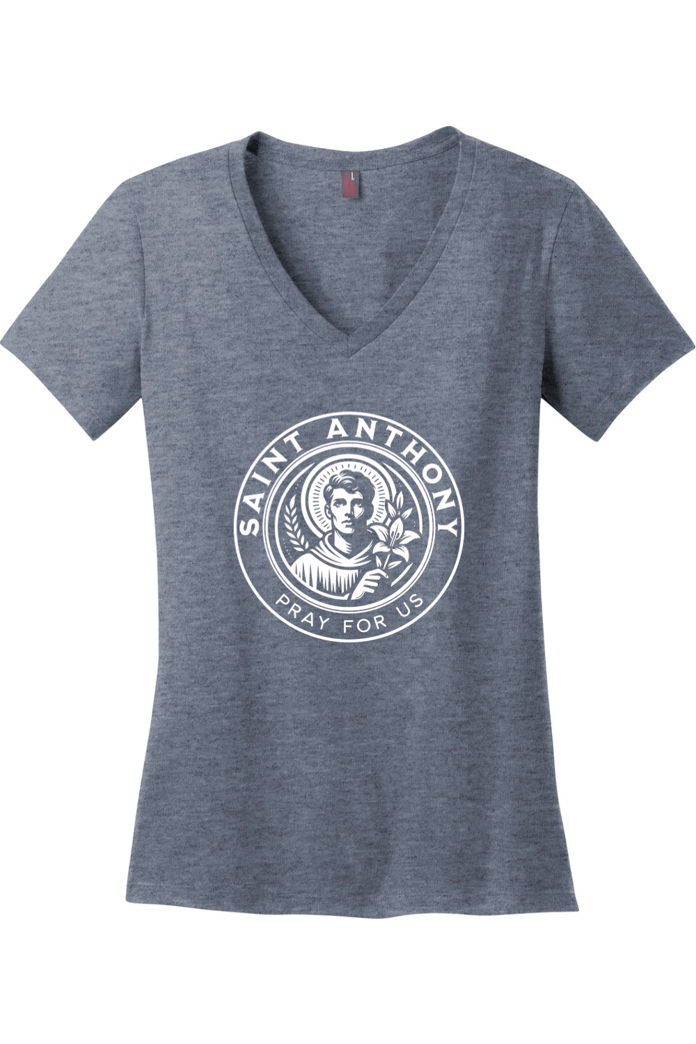 St. Anthony - Pray for Us - Women's V-Neck Tee