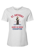 St. Anthony: Hide N Seek Champ - Ladies Tee