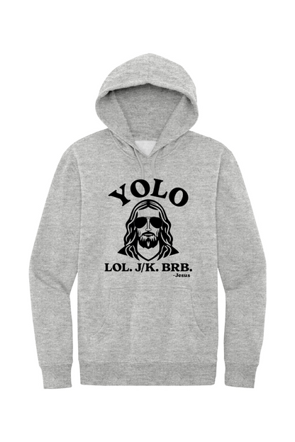 YOLO. LOL. JK. BRB. - Fleece Hoodie