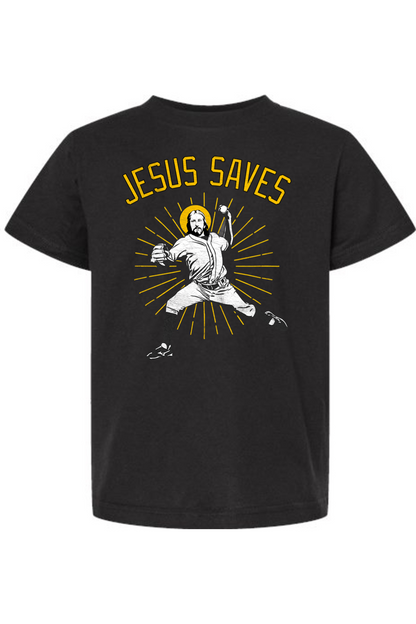 Jesus Saves (Baseball) - Kids Tee