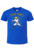 Jesus Saves (Baseball) - Kids Tee