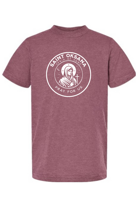 St. Oksana (Xenia of Rome) - Pray for Us - Kids Tee