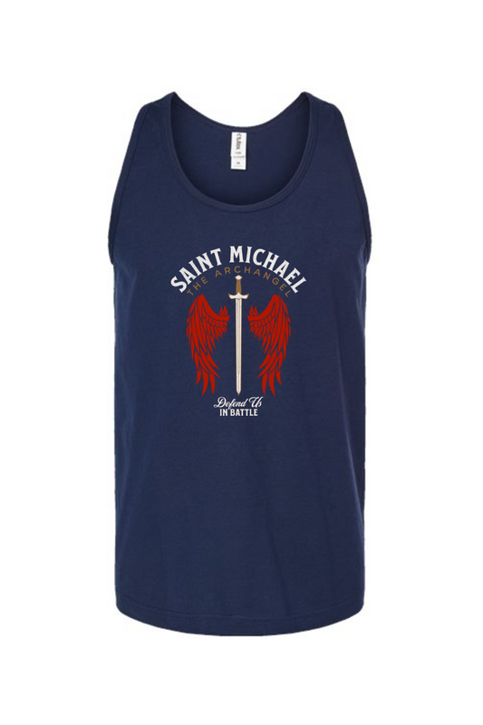 St. Michael Defend Us in Battle - Unisex Tank Top