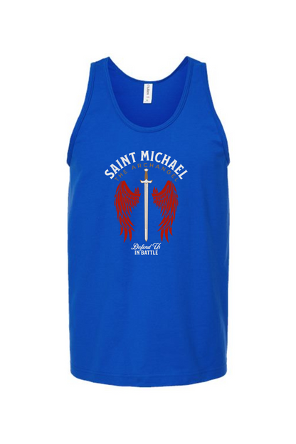 St. Michael Defend Us in Battle - Unisex Tank Top