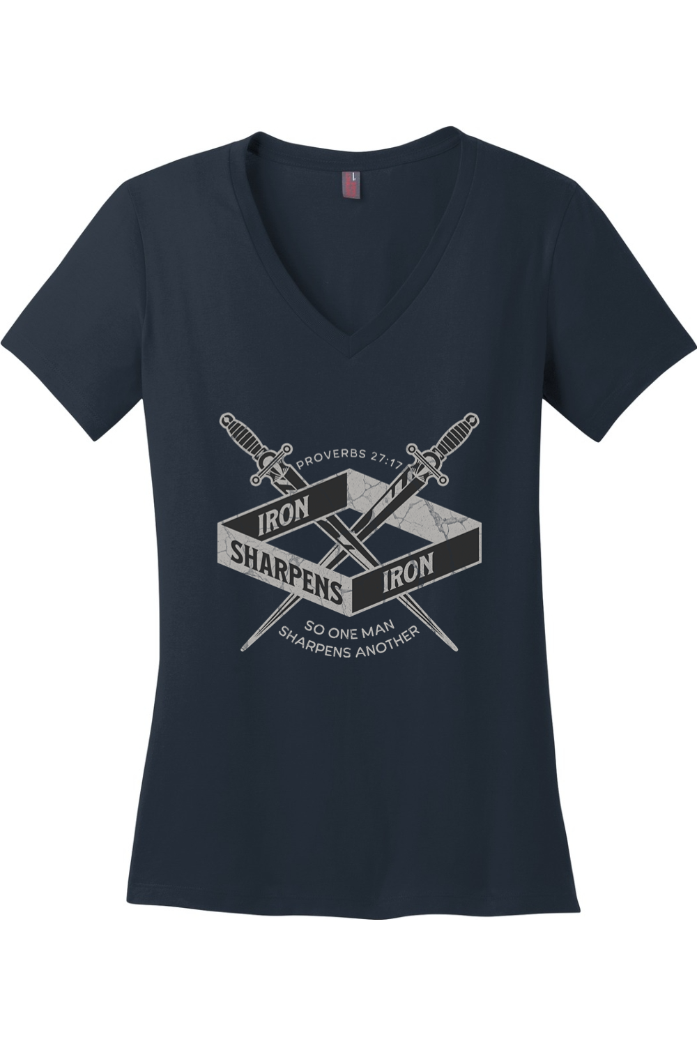 Iron Sharpens Iron - Women's V-Neck Tee