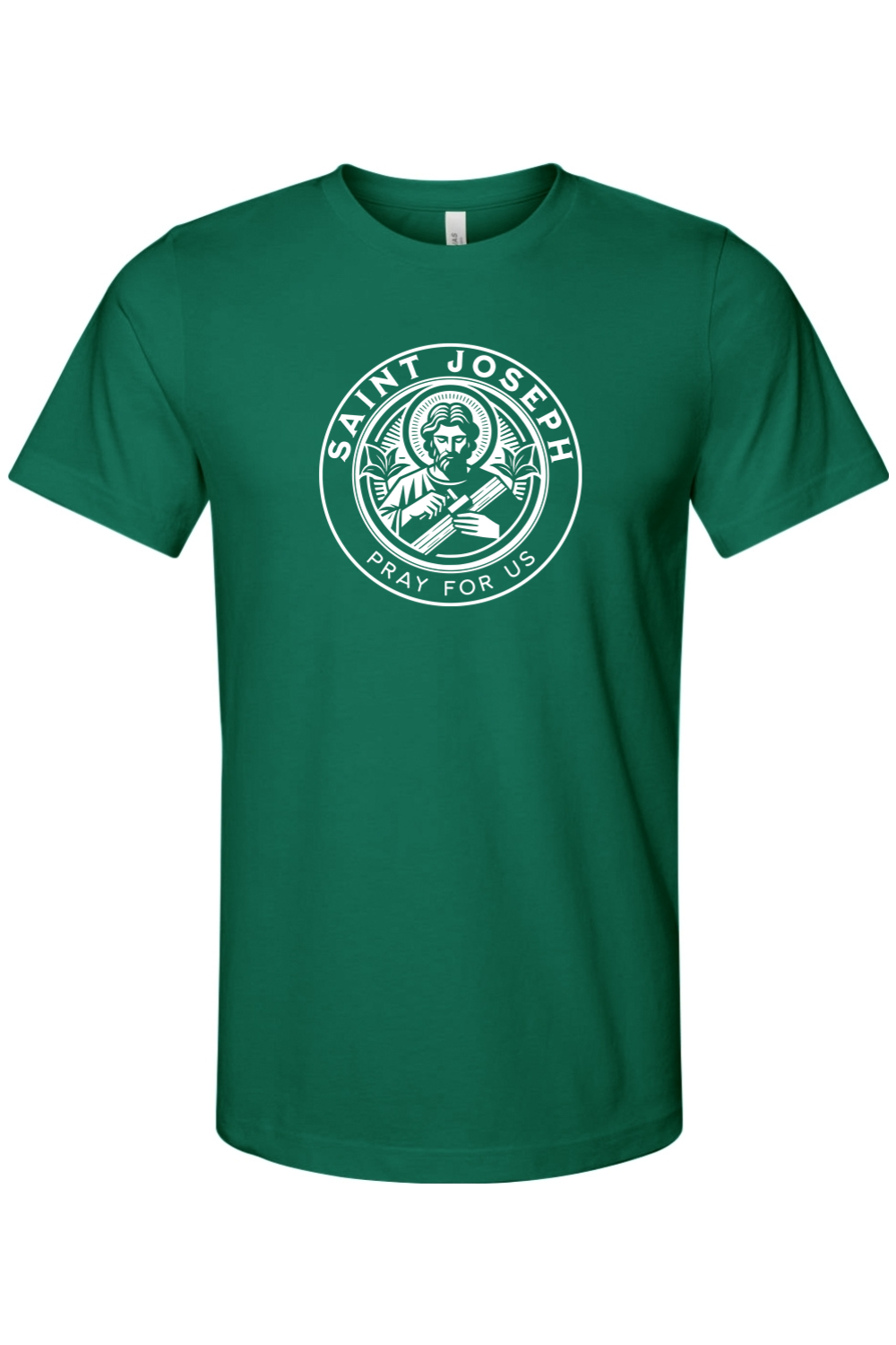 St. Joseph - Pray for Us - 4XL - Bella + Canvas Jersey Tee