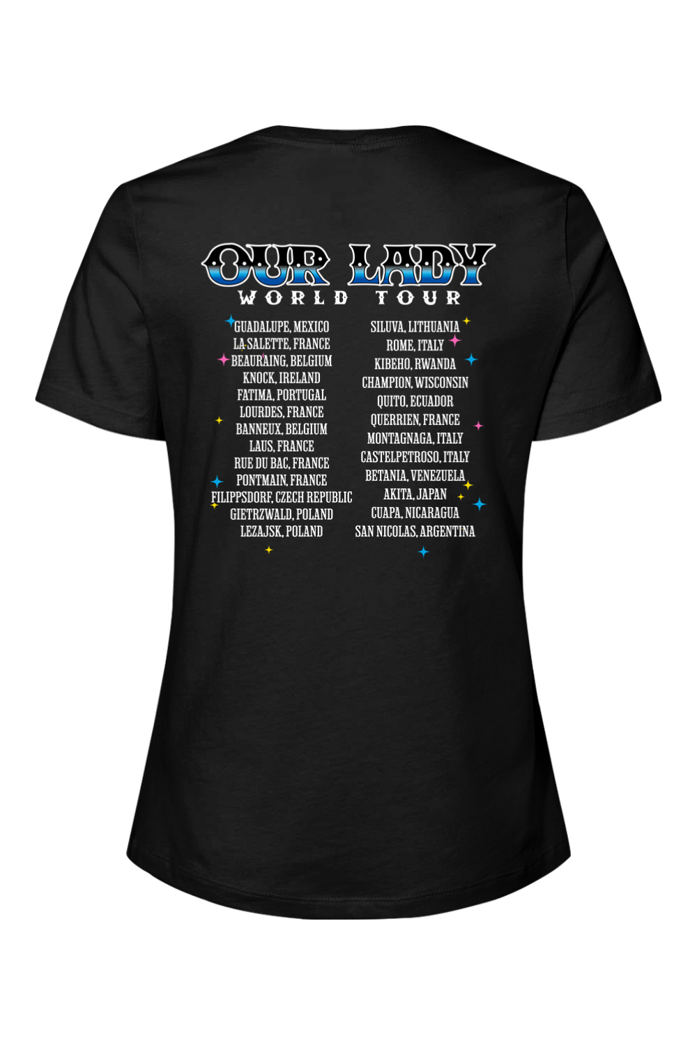 Our Lady - World Tour - Ladies Tee