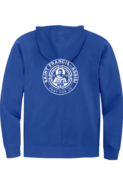 Saint Mother Cabrini/St. Francis of Assisi - Fleece Full-Zip Hoodie