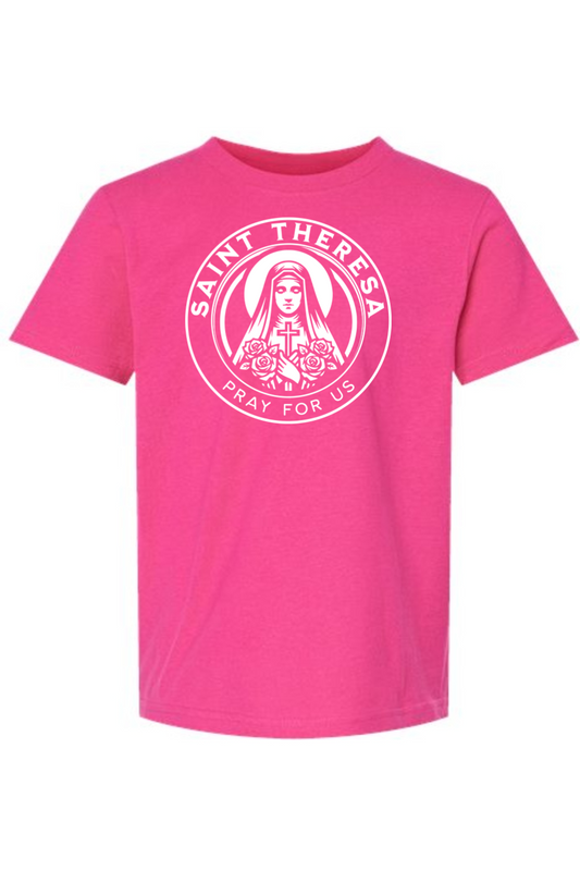 St. Theresa - Pray for Us - Kids Tee